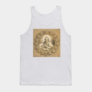 Virgin Mary Christmas Nativity Baby Jesus Vintage Tank Top